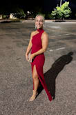 I can't say enough about this dress! Fit like a glove; the length was just right, and I felt like a million bucks! I received so many compliments. If you're on the fence, this is the one! Would highly recommend fashion tape though. - Candace H.