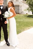 I wore this for my elopement ceremony and got some pictures taken after. The dress is absolutely gorgeous and it fits me like a glove! I ordered 2 dresses before this one that were way more expensive and didn't fit me right, I'm so happy I found this one! - Perla V.