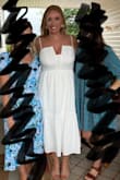 This dress is absolutely beautiful. With a second layer to prevent transparency, boning to hold up the bust area and soft fabric, you get a lot of bang for your buck with this gem. I wore it to my bridal shower and received tons of compliments. Loved it! - Kasey U.