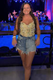 I wore this to a concert and loved it. Got many compliments. The material was a little uncomfortable under my arms by the end of the night, but not a big deal. - Brittani P.