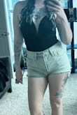I like this top a lot! Not quite love, but I do like it! It does flatten my boobs a bit, but I'm gonna find some bras to help with that. It is snug, which I personally don't mind. It doesn't synch so you may want some shapewear with it. I'd also recommend fashion tape to keep the top on when going dancing. Stays on great for day to day activities, but if you try to dance or jump around, those puppies are coming out. - Sarah M.
