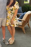 Super cute and casual. The top part was a little big which made the wrap part odd and fall down some in the chest area. - Trinity B.