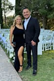 Dress hugged all the right places and scrunched at the least favorite place. Higher slit but I'm only 5'2. My heels were 3 inches, and it was the perfect length! Loved it, and I received so many compliments. My husband was drooling! - Samantha A.