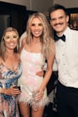 Wore this dress for my wedding reception (dance portion). Got so many compliments. The fit is really snug (but true to size). I'm really tall, so it was short, but I wore nude shorts underneath & it was perfect! - Rachel U.