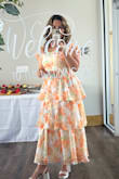 I was so impressed with this dress . So flattering and gorgeous . I wore to a summer wedding and got so many compliments. My first Lulus purchase and not disappointed at all ! - Renata T.