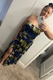 I absolutely love this dress! I just got it today and I had to immediately try it on and it's everything I hoped it would be - stretchy, comfortable, can be worn with or without a bra, and the perfect length for my 5'3" height - Maria S.