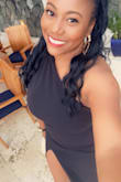The dress was exactly what I wanted. It has a bit of stretch; felt classy and sexy at the same time. - Chevone T.