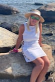 So stylish and comfortable, love the way it hugs your curves too. I put a litter cami underneath and away I went! - Holly R.