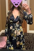 This dress was ideal for me as a wedding guest! I usually wear a small, but got an XS for this dress and it fits very well, the adjustable strings really help you adjust the fit how you like it! Made of a comfortable fabric that has a bit of a sheen which elevates the look. Highly recommend! - Sarah V.