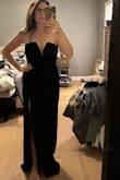 This was beautiful on and held the girls up with perfection. I felt it was too low for a wedding, so opted for a different dress ultimately. But I still love this one! - Kristin P.