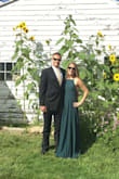 Beautiful dress! I've only tried it on but can't wait to wear it to an early fall wedding. The dark green is a beautiful color. The material is thick and flowing- perfect for a cooler night with a shawl! Another great dress from Lulu's! - Logan D.