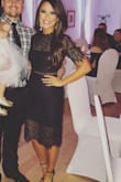 Being that I had a baby 7 months ago, I wanted to find a dress that made me feel sexy, yet mom appropriate. This dress was the answer! It fit me perfectly and I loved the lace detail. I got so many compliments. You will love it! - Nicole G.