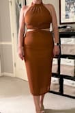Took a bit of a risk with the dress as it had no reviews when I purchased. I thought it fit well and was very flattering! Planning on wearing this to an upcoming wedding. - Ashley B.