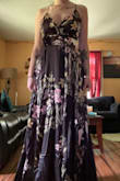 Beautiful dress! I originally ordered a medium, but it was a little loose in the chest area, so I exchanged it for a small and it was perfect! Love this dress so much :) - Corinne L.
