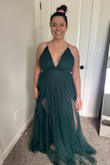 This dress fits like a glove, besides that it is on the LONG side. I will have to get several inches cut off. But it holds my chest in very well and I am on the bigger chest side. I usually am a XL in Lulus but this I was able to get a Large (my normal size at other stores) and it fits perfect. 4 stars just due to the length! - Karsen W.