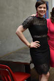 This dress was so cute! The right amount of fun with the peep through spots, but still classy. Perfect with a pop of color jewelry. Really comfortable. - Mary L.
