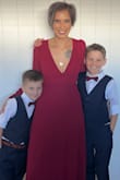 This dress is stunning, it fits in all the right places! I had so many compliments asking if the dress was made for me because it fit so well! I was so worried it wouldn't fit being an xs but it was perfect! The colour is stunning as-well photos do not do this dress justice! - Taylor H.