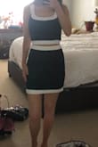 The material is a great thick quality and the zipper is sturdy! The top runs a little big but I wouldn't change from my usual size. - Caitlin C.