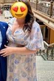 I struggle to find dresses for more formal events. I wore this to a wedding and it's was beyond comfortable. I got so many compliments! The bust area is a little large and I took it in at the shoulder. I used dress tape to hold it in place- the fabric is so light it never budged! I would buy this again if they had some more color options! - Meghan W.