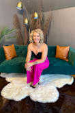 I received many compliments on this bodysuit. It's a great fit if you don't have a long torso. It's a great, fun top! - RACHEL P.