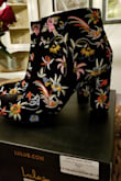 I read the reviews and sized half up. Normally I wear 8 and the 8 1/2 was perfect. So comfortable too! Receive so many compliments when I wear them! Order them you will not regret! - Angela D.