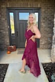 Fit true to size, the top has adjustable straps & was tight enough. I didn't need to wear a bra with it! - Grace G.