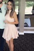 Ok this dress is perfect for every occasion!!! I wore this for a bridal party and it was perfect! Got so many compliments!!! You can see my measurements the dress was perfect not too tight not too loose just perfect - Tatiana R.