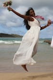 This dress was perfect for my beach destination wedding in Hawaii. My husband and family loved it. It wasn't too revealing, with the wind blowing just right I felt like a princess. The material was definitely quality. I would recommend my friends to buy something from the website. I already did, but lulu have quality clothes with decent prices. I would shop here again. - Danielle K.