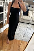 Ended up returning. Got a medium. So big in the bust and very long. - Lanna M.