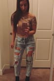 Such a great top, perfect for New Year's but I would have gotten a size bigger, it's pretty tight in the arms. - Jessica C.