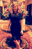 Very pretty with some sex appeal. Keeping this dress. I already wore it out for dinner on Valentie's Day and felt very confident in it. - Sarah