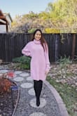 This dress so so soft! It's true to size! I can literally live in this dress all day! It's not the scratchy kind material! It's a must buy! - Maiseely T.