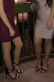 i'm around a size 6 to 6.5 so i decided to order size 6 and they fit perfectly! (heels on the right in the picture). however, i decided to wear the ones on the left (also from lulus) instead and gave these to my friend, who is a size 6. these fit perfectly on her and she said they were comfortable to wear. i really like how these heels are so simple and perfect for any occasion. it's worth the price! i wanted simple heels that were similar to steve madden but didn't want to splash out $90+ so i was definitely able to get similar ones for a GREAT PRICE from lulus!!! - Maikhanh T.