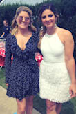 I wore this dress to my best friends bridal shower and received SO many compliments! It was a little tight but the wrap style made it fit just right. Would absolutely reccomend! - Holli B.