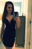 Love this dress! Snug fitting and thicker material which is great quality. Stayed in place all night! - Amber P.