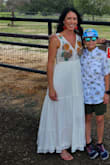 This dress fit amazing, looked amazing, and felt amazing. Flowy, but also fitted enough so you don't get lost in fabric. I got more compliments than possibly any other dress I own. Also wrinkle-resistant, so easy to wash/dry. LOVE IT. - Amanda K.