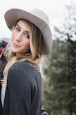 Love this fedora! The rim is very stiff and not floppy. Really comfortable. You don't even realize it's on your head until you see your stylish reflection in the mirror. Comfort is key but so is style! Thanks lulu's. - Hannah M.
