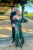 This dress really surprised me - the quality is amazing. It's fully lined with adjustable straps that didn't slip (which I was a little concerned about!) Wore to a wedding and felt feminine and elegant! Originally ordered the M, but it ran a little large so then I also ordered the S, which fit way better on my body. S is my regular size, so I would stick to your usual size. - Esther H.