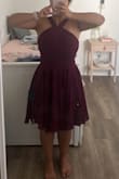 Beautiful dress, fits well. It's a bit too big in the waist for me, but other than that, I love it! Fabric looks good - Sheer Z.