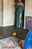I bought this dress for my daughter. Omg she looks stunning.. highly recommended. I got this for sale and it was a great deal! - Ethel M.