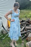 Very comfortable and fit true to size! The dress is definitely more blue compared to the website photos. It just felt like a nightgown, so I didn't end up keeping it. - Gabby S.