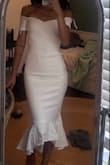 I LOVE THIS DRESS!!! The fit is amazing, and the quality was very thick and well-made. It gives a little stretch which I like, and the style is just so cute. Shipping was very quick and I feel like the price was good for the overall quality of the dress.
The only complaint I have is that you can see my stomach lines through the dress, but I just wear shapewear or something underneath.
love, love, love - Hayle H.