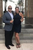 The lace fabric on this dress is a great quality. It is a very figure flattering dress, while not being too tight in the mid section. - Rebecca P.