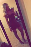 The dress is very cute and a little loose around the belly area.. not a bodycon dress but hugs the right areas! - Tess B.