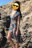 I bought this on sale during winter so I haven't really had a chance to wear it out but it's adorable and very figure flattering. Editing to add a photo now that it has seen the light of day! - Marianne K.