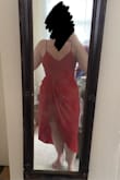 I love this dress! The color is beautiful and it fits really well. Can't wait to wear this! - Christa B.
