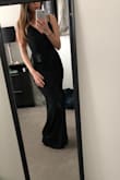 I'm definitely ordering from Lulus again! I wore this Dress for a awards ceremony and This dress fit me like a glove( i just took it in to have it tailored) It complimented my curves and
it was very sexy. I received a bunch of compliments throughout the night - Nayeli G.