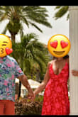 I felt so beautiful in this dress. I was recommended to buy a large but it almost was too big. Showed a little bit more cleavage than I am comfortable with but I feel like a smaller size would fit better and I would not be concerned about flashing anyone. Wore this on vacation for dinners and pictures. - Regina V.