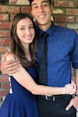 This is such a beautiful dress. I wore it to homecoming and loved how it's very pretty and has such delicate details on the back while still being pretty modest. I felt really comfortable wearing it and it is super easy to accessories. - Cassie L.