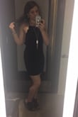 I love this comfortable and fun dress for a night out on the town! The Black makes you look slim and sexy and the backless section is so comfortable and not constricting. Would highly suggest as a LBD - Paige N.